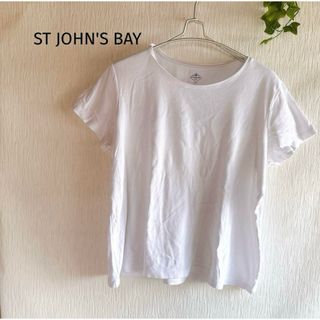 セントジョンズベイ XXL ホワイト半袖Tシャツ シンプル(Tシャツ(半袖/袖なし))