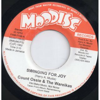 ジャマイカ7” Count Ossie & The Wareikas One Bright Morning / Swinging For Joy FHM7749 Moodisc Records /00080(その他)