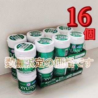 [限定価格]　ロッテ　キシリトール　ボトルガム　ライムミント　16個(菓子/デザート)