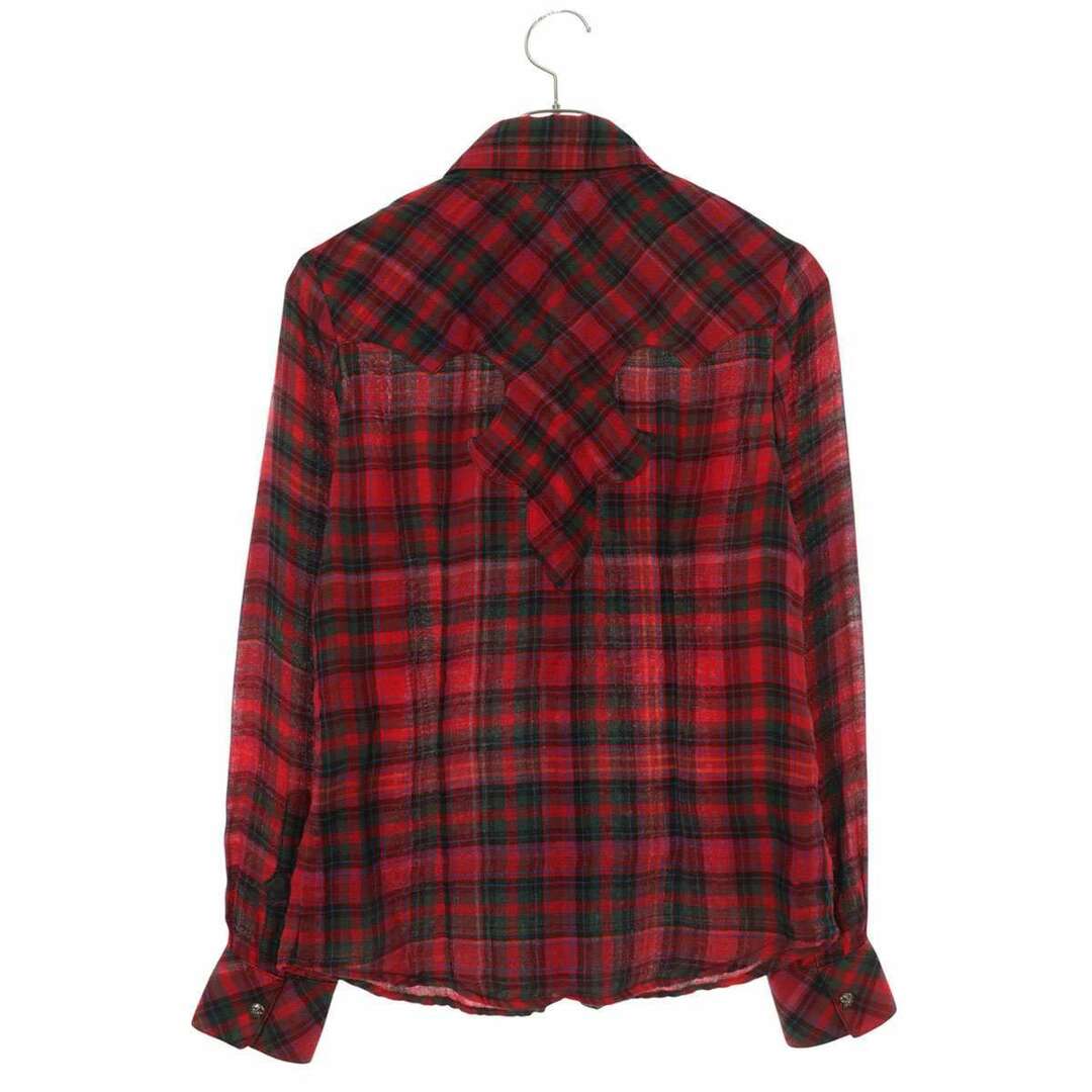 Chrome Hearts - クロムハーツ スターボタンチェック長袖シャツ