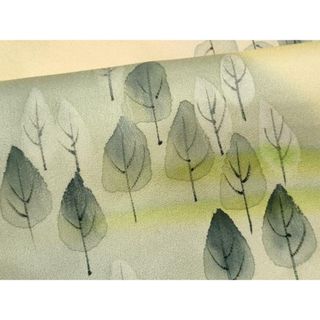 平和屋着物■上質な小紋　遠山樹林文　正絹　逸品　CAAT2944fb