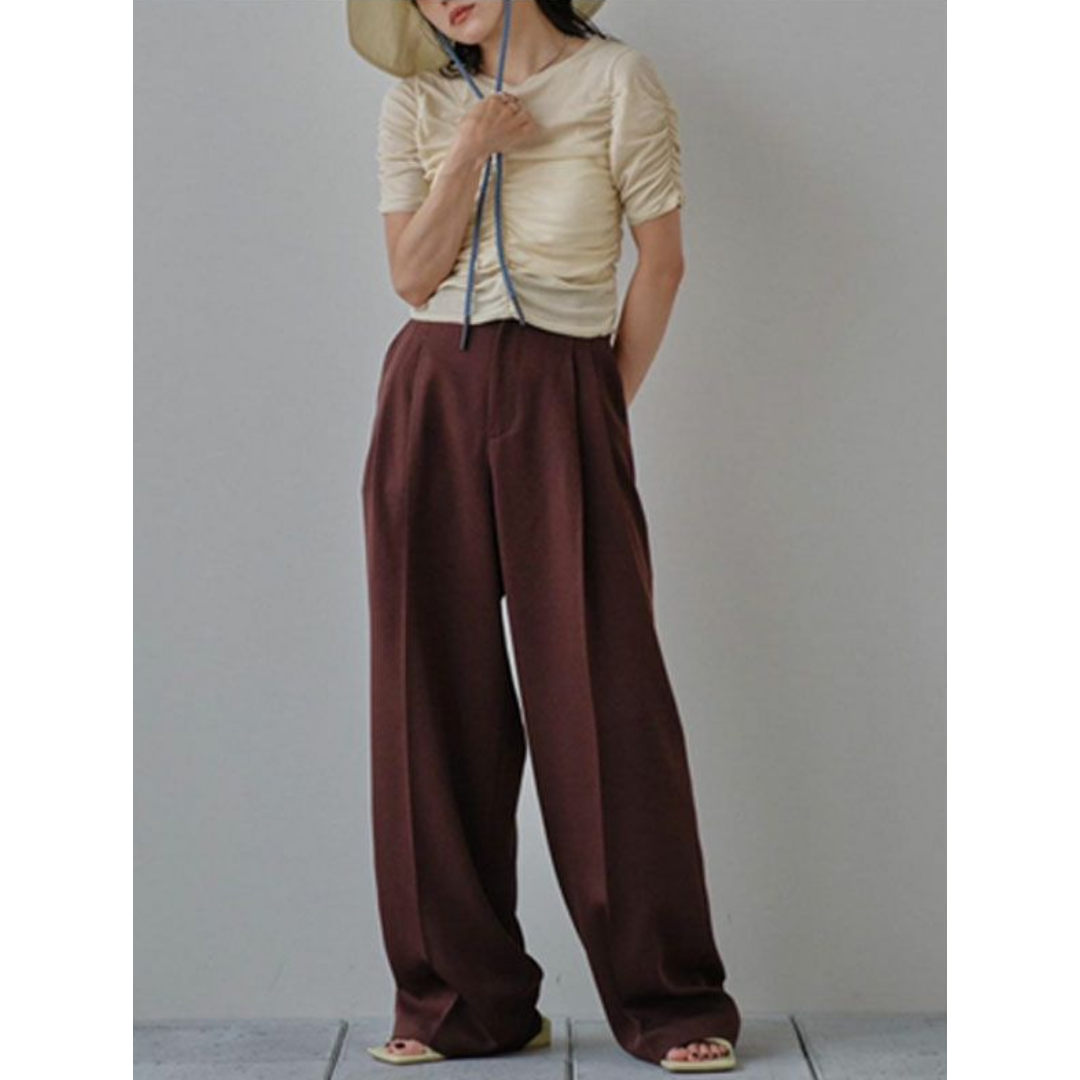 トップス TODAYFUL Sheer Shirring T-shirts TODAYFUL トゥデイフル Sheer Shirring T-shirts
