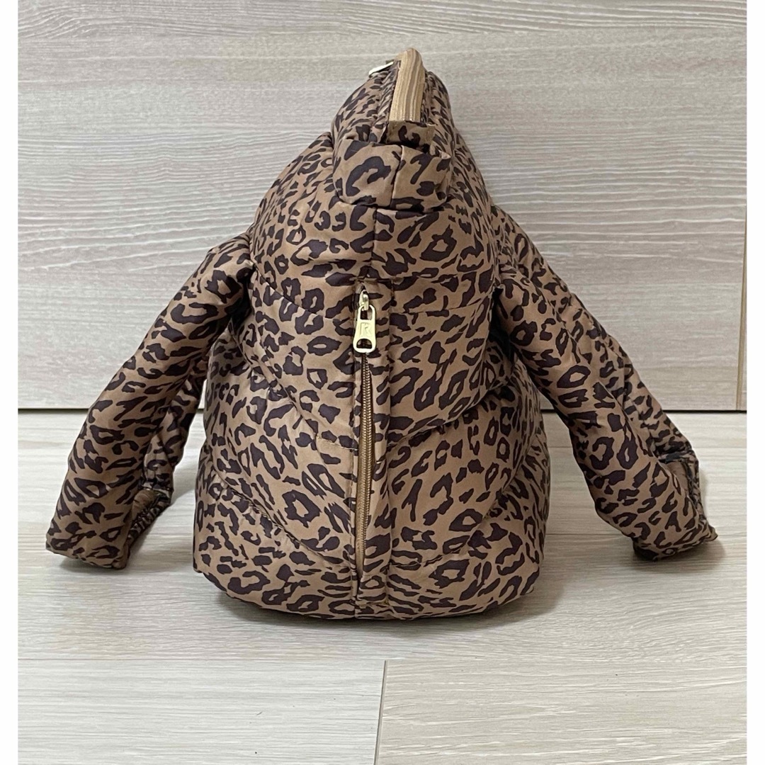 ROOTOTE(ルートート)のROOTOTE 豹柄 もこもこナイロン ハンドバッグ レディースのバッグ(トートバッグ)の商品写真