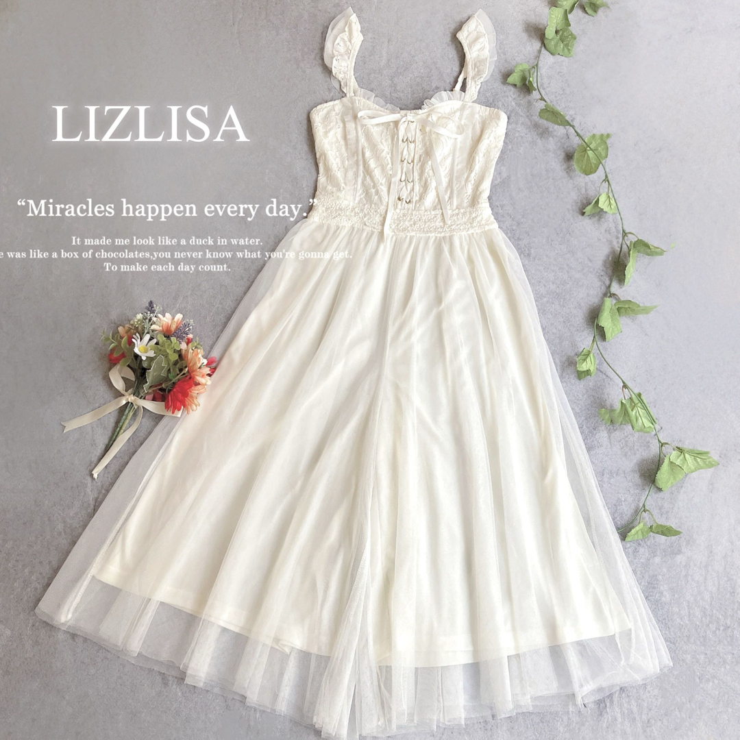 リズリサLIZLISA新品未使用チュールペプラムチュニックパフスリ LIZ LISA（チュニック）のフリマアイテム一覧