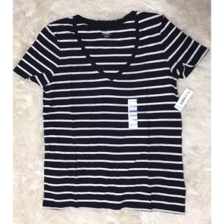 オールドネイビー(Old Navy)の【大タイムセール‼︎】新品未使用値札付き！OldNavy ボーダーTシャツ♡(Tシャツ(半袖/袖なし))