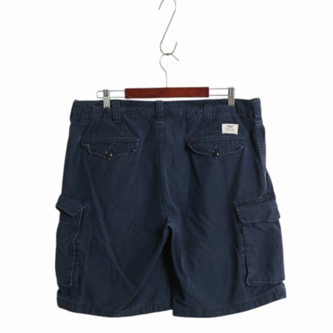 ポロ ラルフローレン ショーツ ショートパンツ カーゴ パンツ 紺 Ralph Lauren - ポロ ラルフローレン カーゴ ショーツ メンズ 36