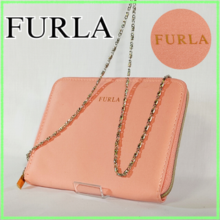 フルラ(FURLA)のFURLA フルラ ショルダーバッグ 財布 ナイロン ピンク(ショルダーバッグ)