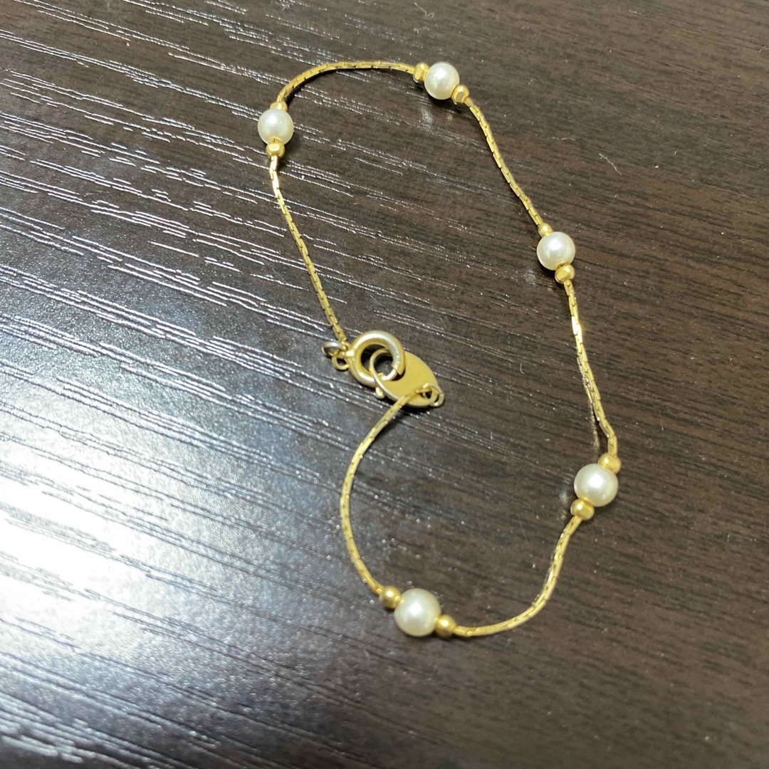パール風ブレスレット レディースのアクセサリー(ブレスレット/バングル)の商品写真