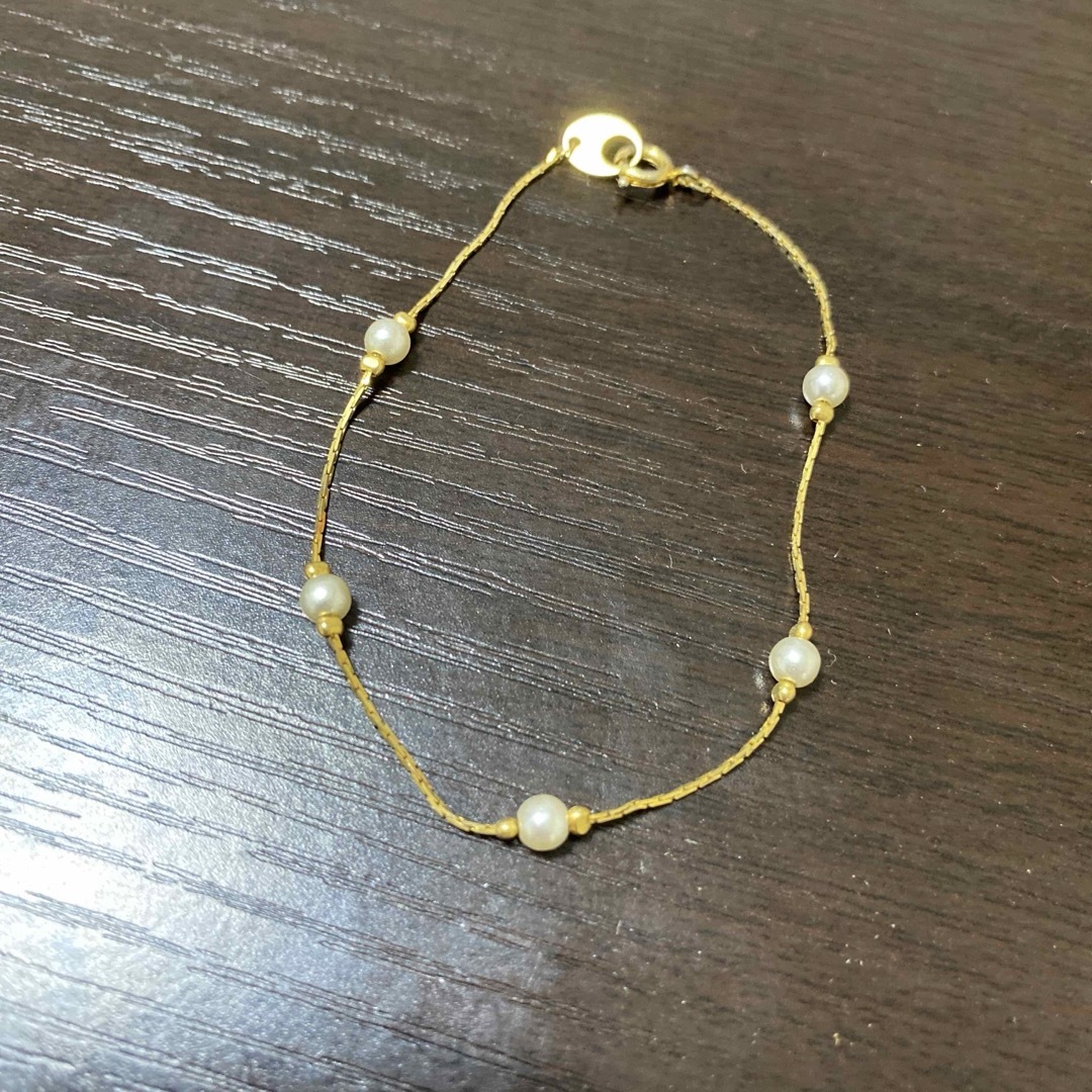 パール風ブレスレット レディースのアクセサリー(ブレスレット/バングル)の商品写真