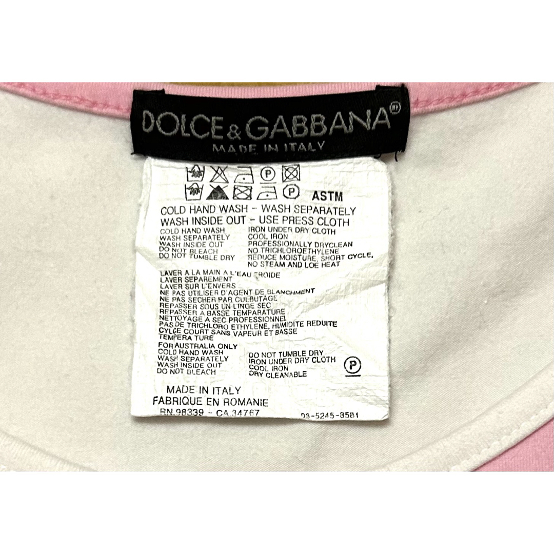 DOLCE&GABBANA - 極美品 ドルチェ＆ガッバーナ Tシャツ