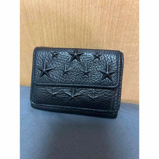 ジミーチュウ(JIMMY CHOO)のJIMMY CHOO ブラック 三つ折り財布(財布)