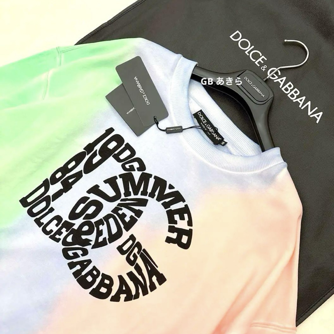 DOLCE＆GABBANA ロゴ 刺繍入り スウェットトレーナー DOLCE&GABBANA - 【美品】DOLCE&GABBANA ドルチェアンド