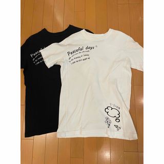 ウノピゥウノウグァーレトレ(1piu1uguale3)の1PIU1UGUALE3 Tシャツ白黒2枚セット(Tシャツ/カットソー(半袖/袖なし))
