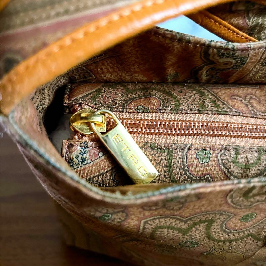 極美品 ETRO エトロ ペイズリー柄 アクセサリーポーチ ナイロン