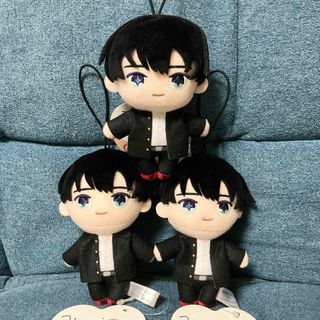みなと商事コインランドリー ピこぬい ぬいぐるみ 香月慎太郎 3体セット(キャラクターグッズ)