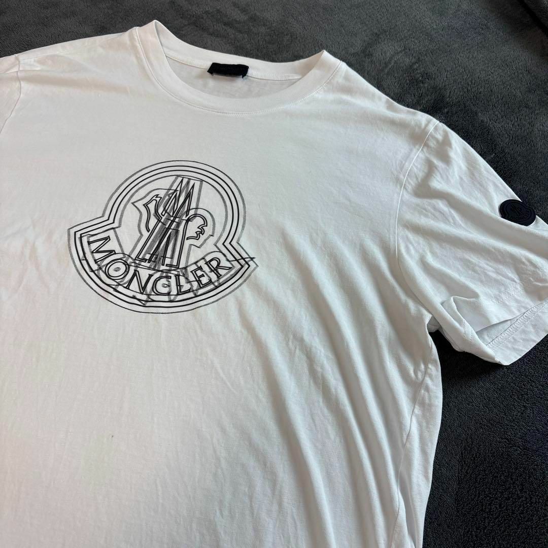 MONCLER モンクレール フェイドアウトロゴTシャツ MONCLER - 【正規品】MONCLER モンクレール フェードアウトロゴ