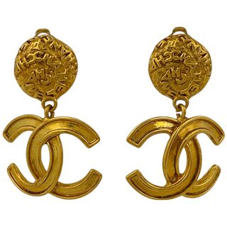 シャネル(CHANEL)のシャネル ココマーク イヤリング GP 【中古】(イヤリング)