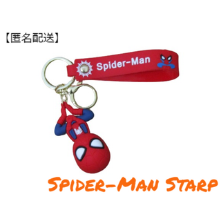 スパイダーマン ファンメイド作品 ストラップ キーホルダー 【新品】(アメコミ)