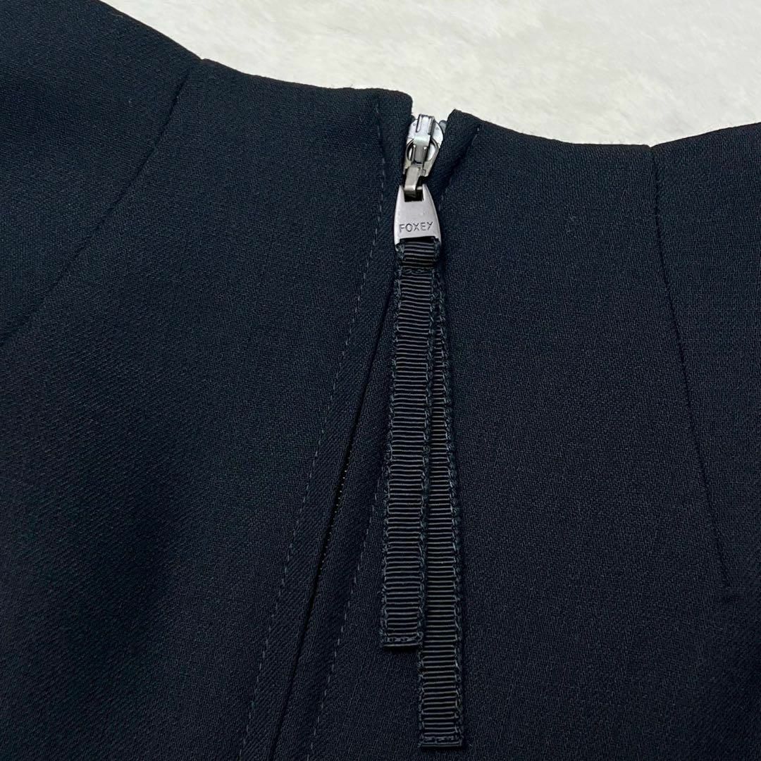 FOXEY(フォクシー) ワンピース サイズ38 M レディース - 黒