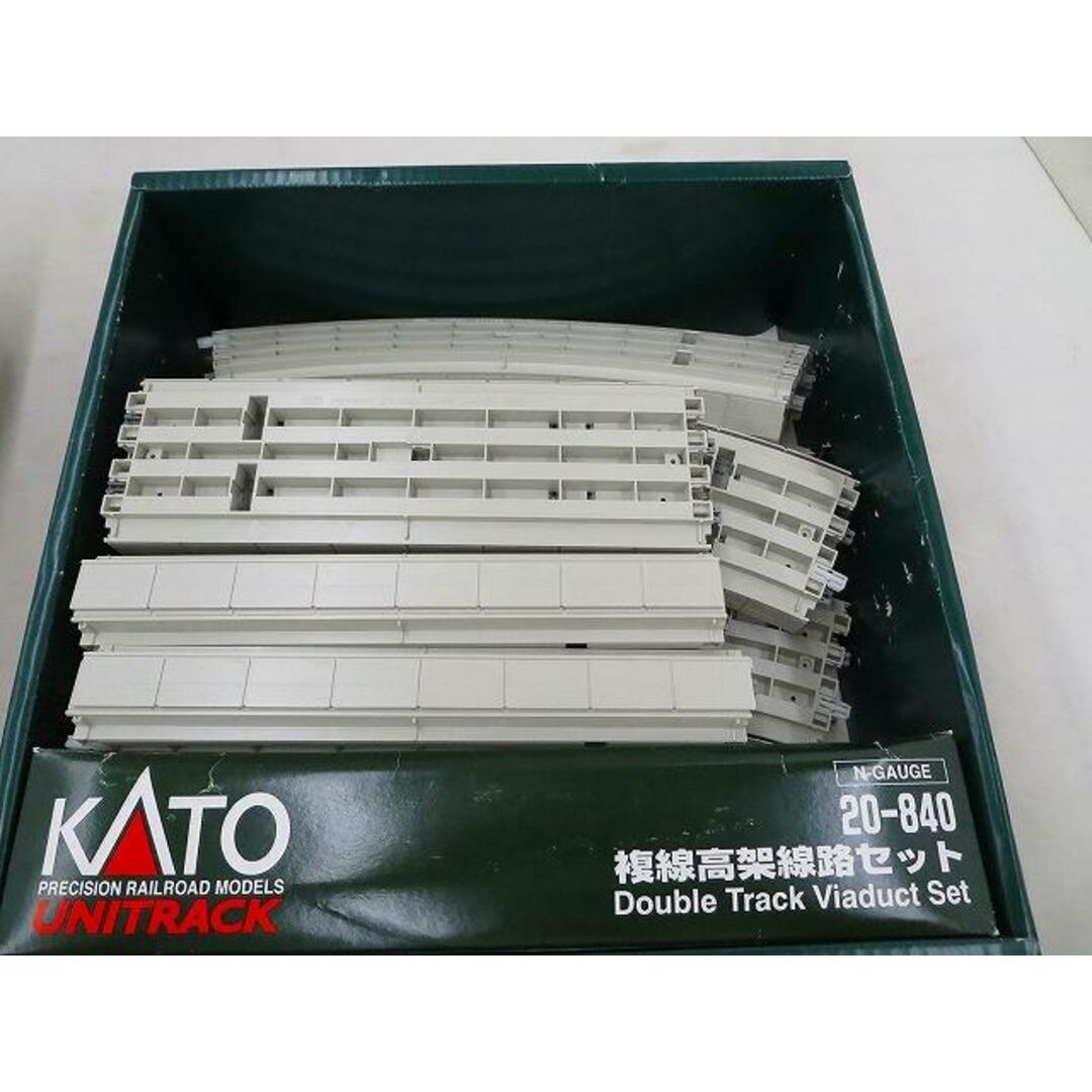 中古品 ホビー KATO ユニトラック Nゲージ 20-840 複線高架線路
