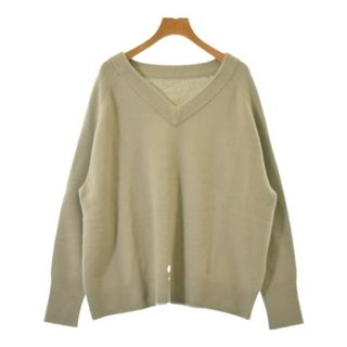 イエナ(IENA)のIENA イエナ ニット・セーター M カーキ 【古着】【中古】【送料無料】(ニット/セーター)