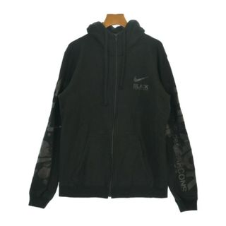 ブラックコムデギャルソン(BLACK COMME des GARCONS)のBLACK COMME des GARCONS パーカー M 黒 【古着】【中古】【送料無料】(パーカー)