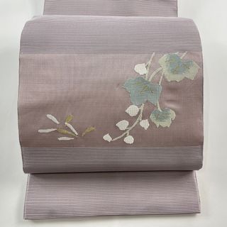 袋帯 美品 秀品 お太鼓柄 正絹 【中古】(帯)