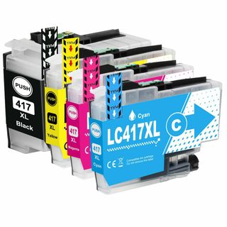 【数量限定】LC417XL LC417XL-4PK 4色パック互換インクカートリ(PC周辺機器)