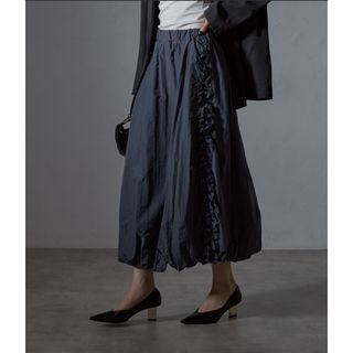 ★新品♡ サイドフリルバルーンミディスカート★(ロングスカート)