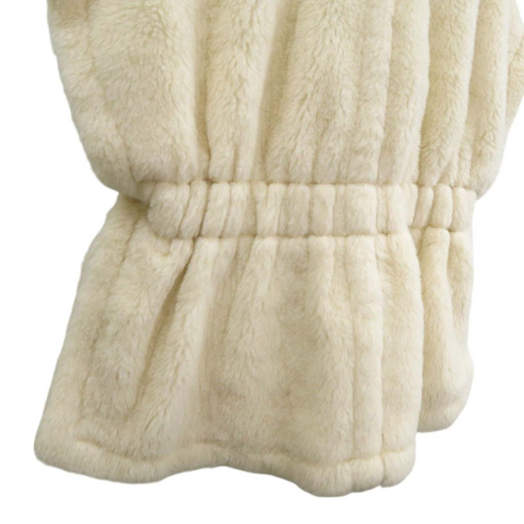 Max Mara(マックスマーラ)の新品同様 マックスマーラ テディベア ケープ 23473607336 SM ポンチョ アルパカ ホワイト 0618【中古】MAX MARA レディースのジャケット/アウター(ポンチョ)の商品写真