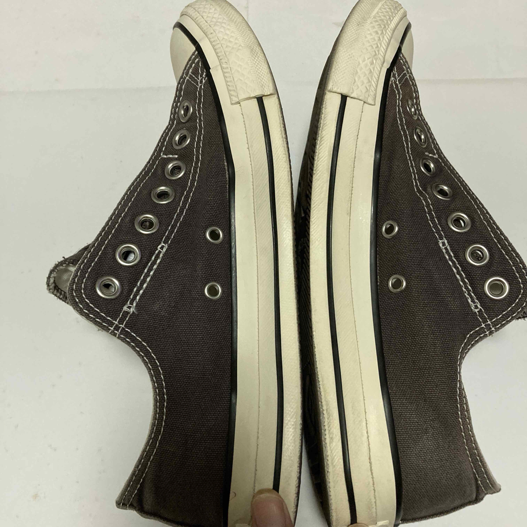 CONVERSE(コンバース)のconverse コンバース ブラウン スリッポン グレー 27.5cm メンズの靴/シューズ(スニーカー)の商品写真