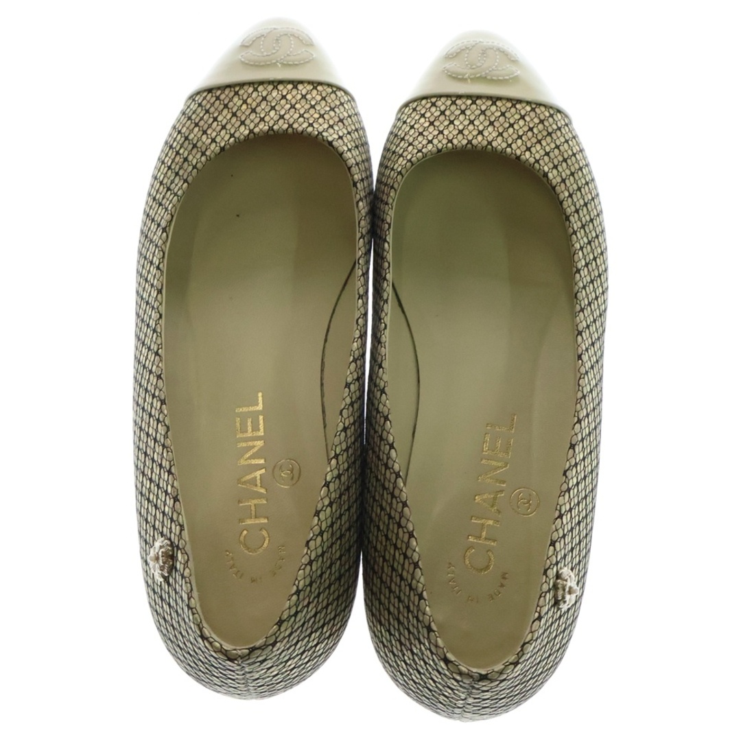 CHANEL - CHANEL シャネル フラットシューズ ココマーク レース