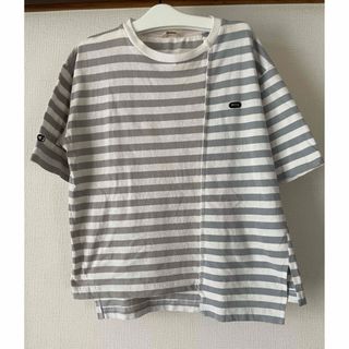 フィス(FITH)のFITHアシンメトリーボーダーT⭐︎140(Tシャツ/カットソー)