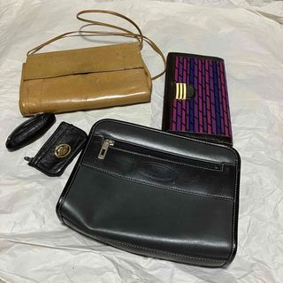 シャルルジョルダン(CHARLES JOURDAN)の【ヴィンテージ】【5点セット】 バッグ類、財布、コインケース、判子入れ　おまとめ(ショルダーバッグ)