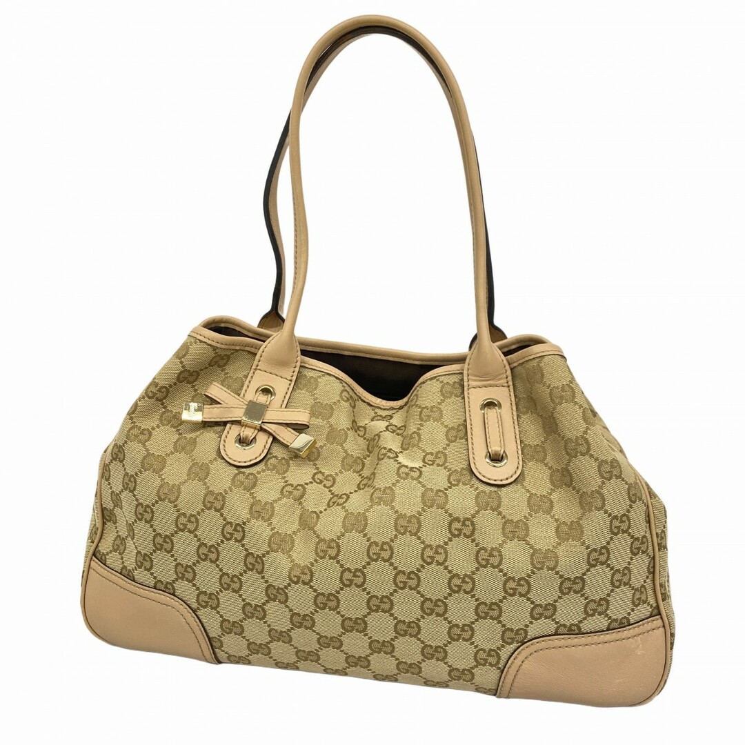 GUCCI(グッチ)の★最終価格★SALE【5ga0496-h】グッチ トートバッグ GGキャンバス プリンシー 163805 キャンバス ブラウン シャンパンゴールド金具【中古】レディース レディースのバッグ(トートバッグ)の商品写真