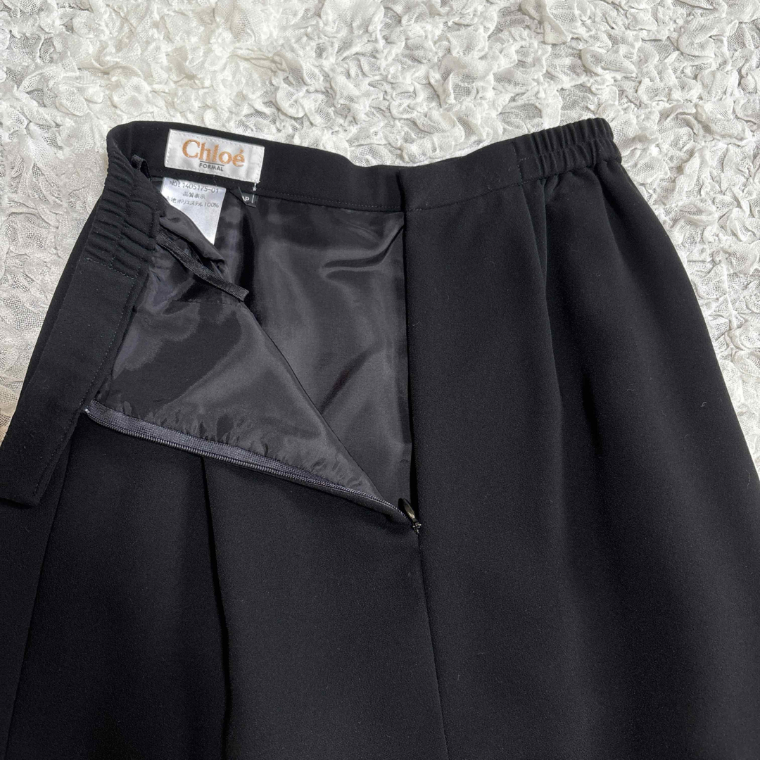 Chloe クロエ ブラックフォーマルスーツ サイズ:9 ブラック