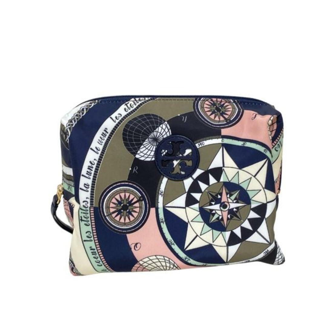 トリーバーチ マルチカラー ポーチ レア Tory Burch - TORY BURCH(トリーバーチ) ポーチ美品