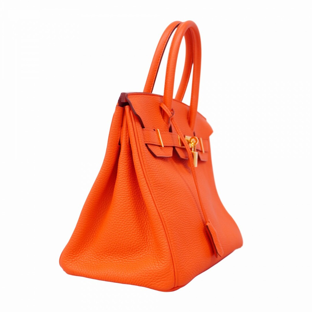 HERMES(エルメス)の★最終価格★SALE【5gb0706-1】エルメス ハンドバッグ バーキン30 トゴ カプシーヌ ゴールド金具 T刻印【中古】レディース レディースのバッグ(ハンドバッグ)の商品写真