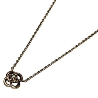 VAVENDOMEAOYAMA(ヴイエーヴァンドーム青山) ネックレス美品  - ダイヤモンド×ピンクゴールド 1Pダイヤ/ダイヤ約0.01カラット/フラワー(花)(ネックレス)