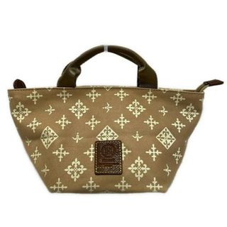 ラシット(Russet)のrusset(ラシット) ハンドバッグ美品  - ライトブラウン×アイボリー ミニバッグ(ハンドバッグ)