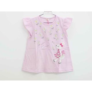 ニットプランナー(KP)のケーピー/ニットプランナー 半袖カットソー 130cm キッズ 女児 紫【新品 未使用品】【新入荷!】■(ワンピース)