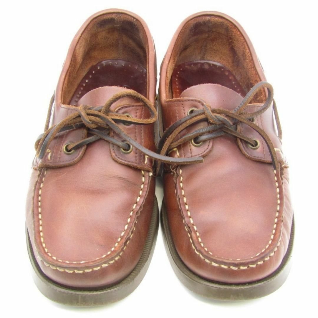 高質で安価 パラブーツ - Paraboot UK6.5 モカシン バース デッキシューズ 靴