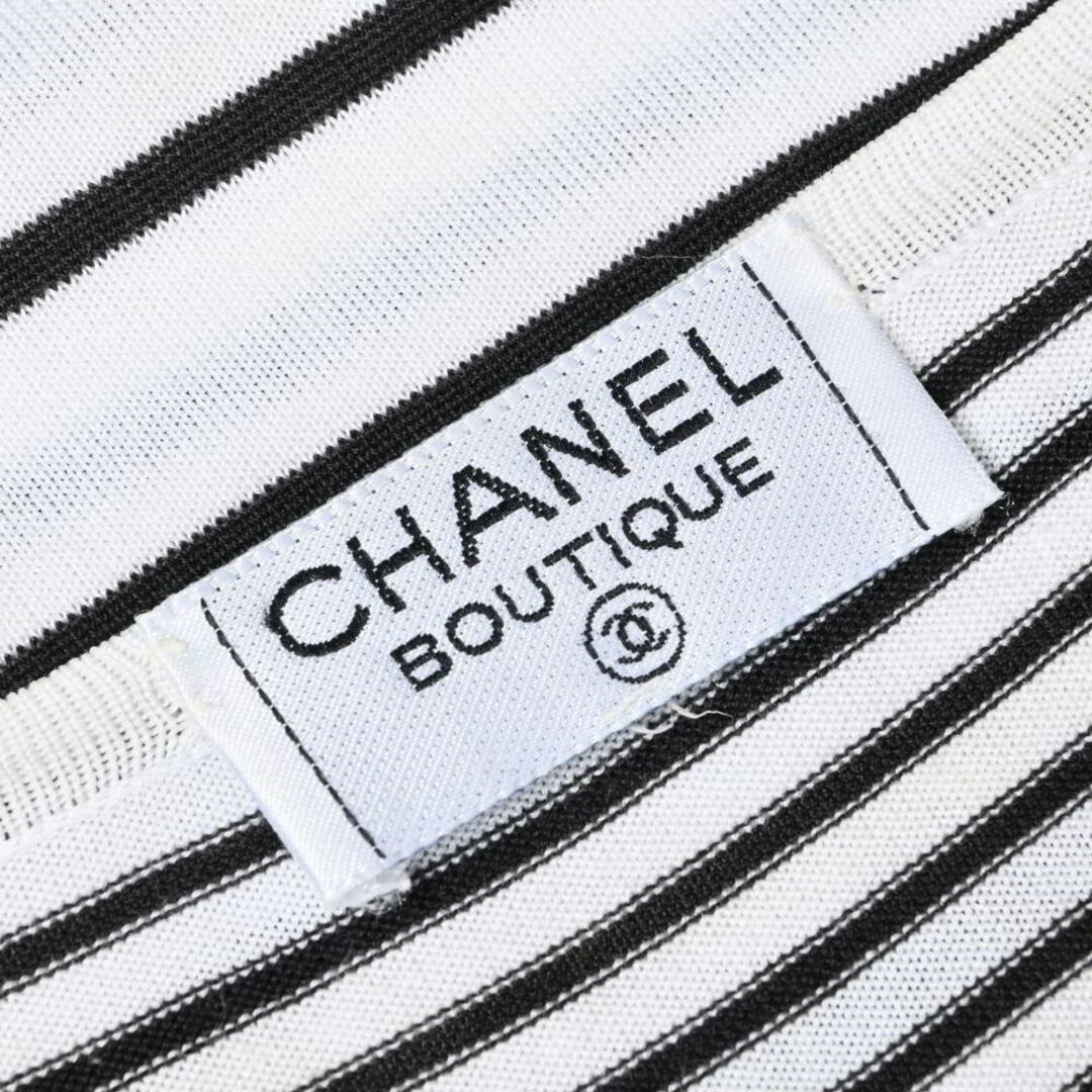 【ラグジュアリービーチ】CHANEL ココマーク ニットTシャツ CHANEL - CHANEL ココマーク刺繍 ボーダー ニット Tシャツの通販