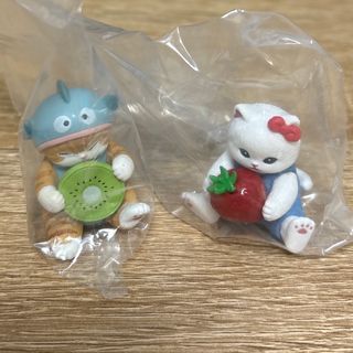 モフサンド(mofusand)の【2点セット】mofusand×サンリオ なりきりフィギュア2(キャラクターグッズ)