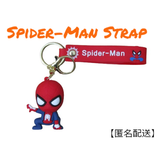スパイダーマン ファンメイド作品 ストラップ キーホルダー 【新品】(アメコミ)