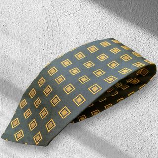 Cravate Takashimaya シルク100% 幾何学模様 ネクタイ(ネクタイ)