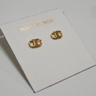 トリーバーチ(Tory Burch)のトリーバーチ Tory Burch ロゴ スタッド ピアス(ピアス)