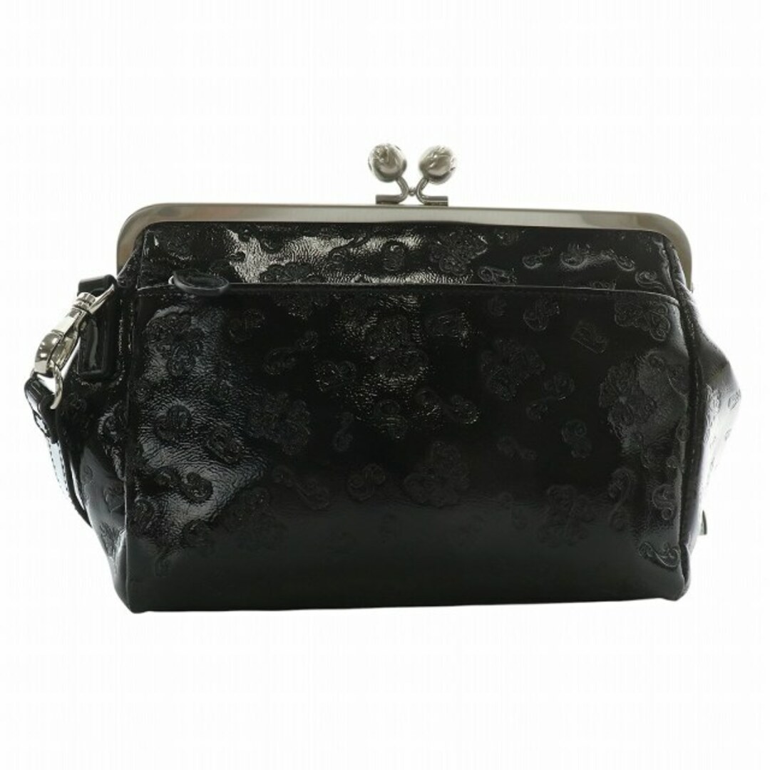 ANNA SUI アナスイ がま口 ショルダーバッグ チャーム エナメル
