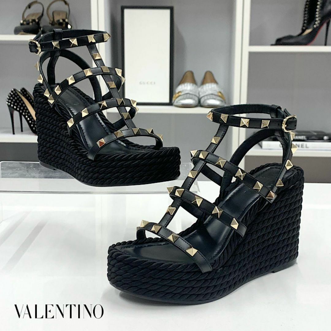 VALENTINO - M10615 ヴァレンティノ ロックスタッズ レザー