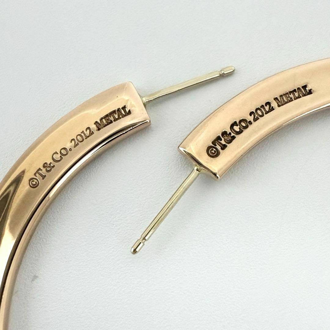 ティファニー レディース フープピアス ルベドメタル Tiffany & Co. - 【美品・大きめ】ティファニー レディース